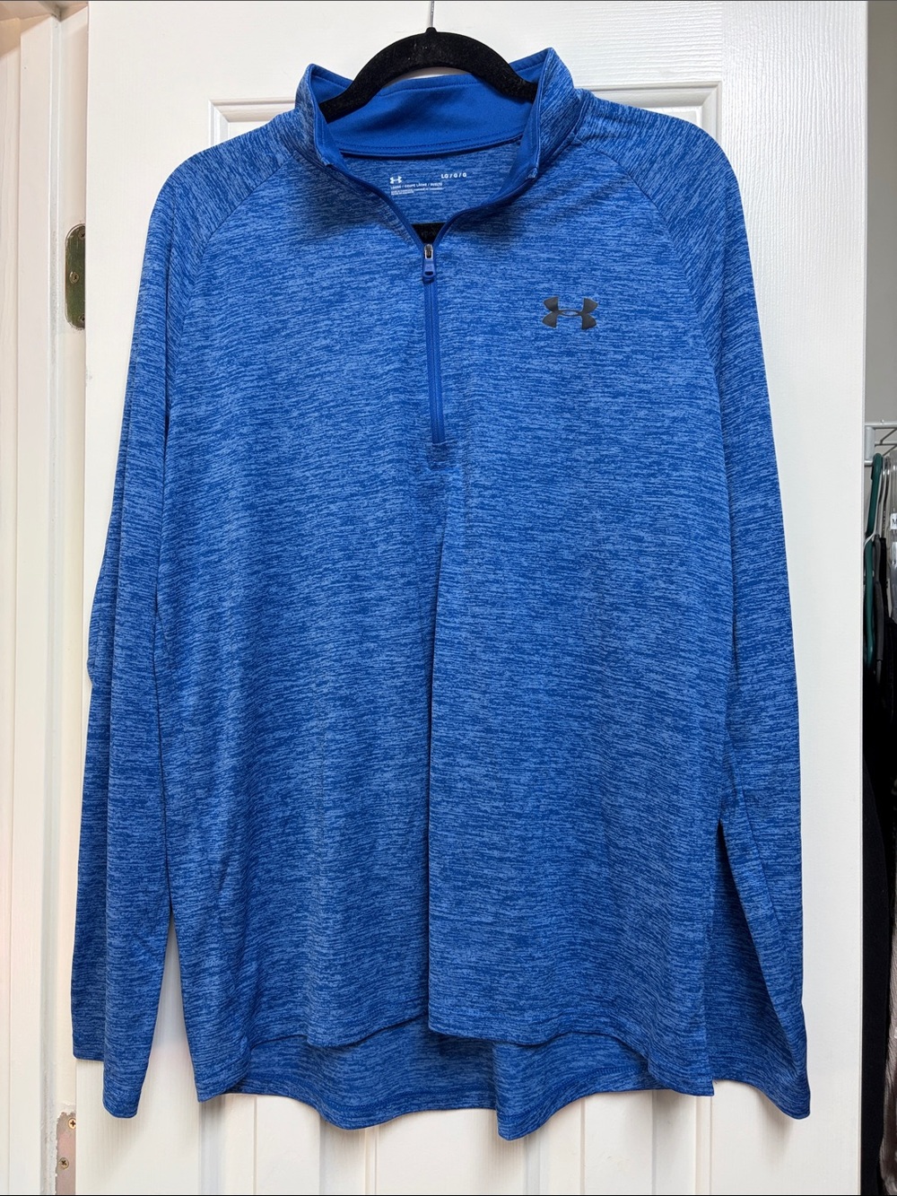 Under Armour Men’s Royal Blue Heather Half-Zip Pullover